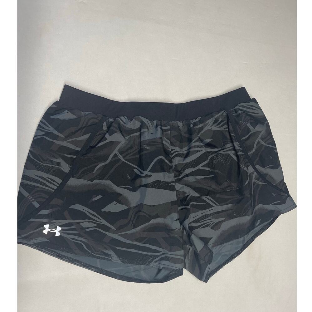 Under Armour Black and Dark Gray Athletic Shorts